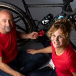 Paolo Bettini e Marianella Bargilli a Firenze per Pedale Rosso